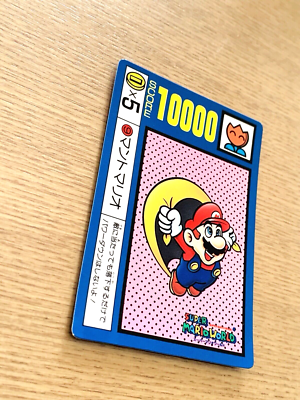 Nintendo Super Mario World メモ帳 Mario Card Super Mario World No.9 Nintendo MAR-28 | eBay