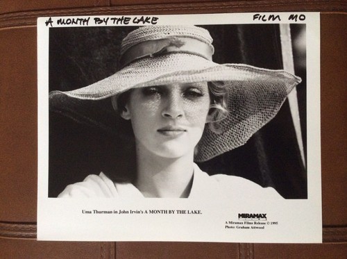 A Moth By The Lake Press Photo 8x10”, Uma Thurman, 1995 Miramax, See Description