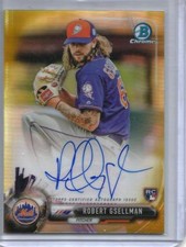 Robert Gsellman 2017 Bowman Chrome Gold Refractor Autograph #08/50