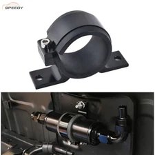 50mm Single Clamp Cradle Fuel Pump Bracket Fuel Filter Mounting Black US STOCK