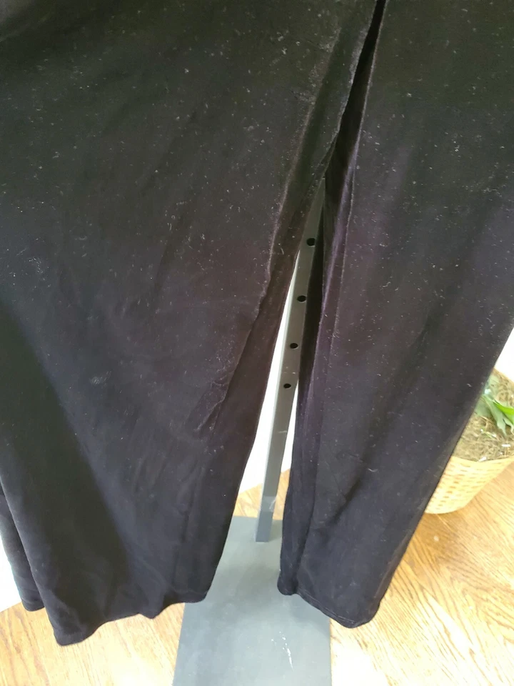 Женские однотонные черные комбинезоны из полиэстера с открытыми плечами прямые штанины S - Изображение 4 из 4