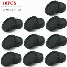10PCS Body Front Rear Lens Cap Cover For Nikon AF AF-S Lens DSLR F-Mount Camera