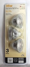 3 pack 35W Replacement LED bulbs, Warm White, MR16 Flood, Choose Your Base 