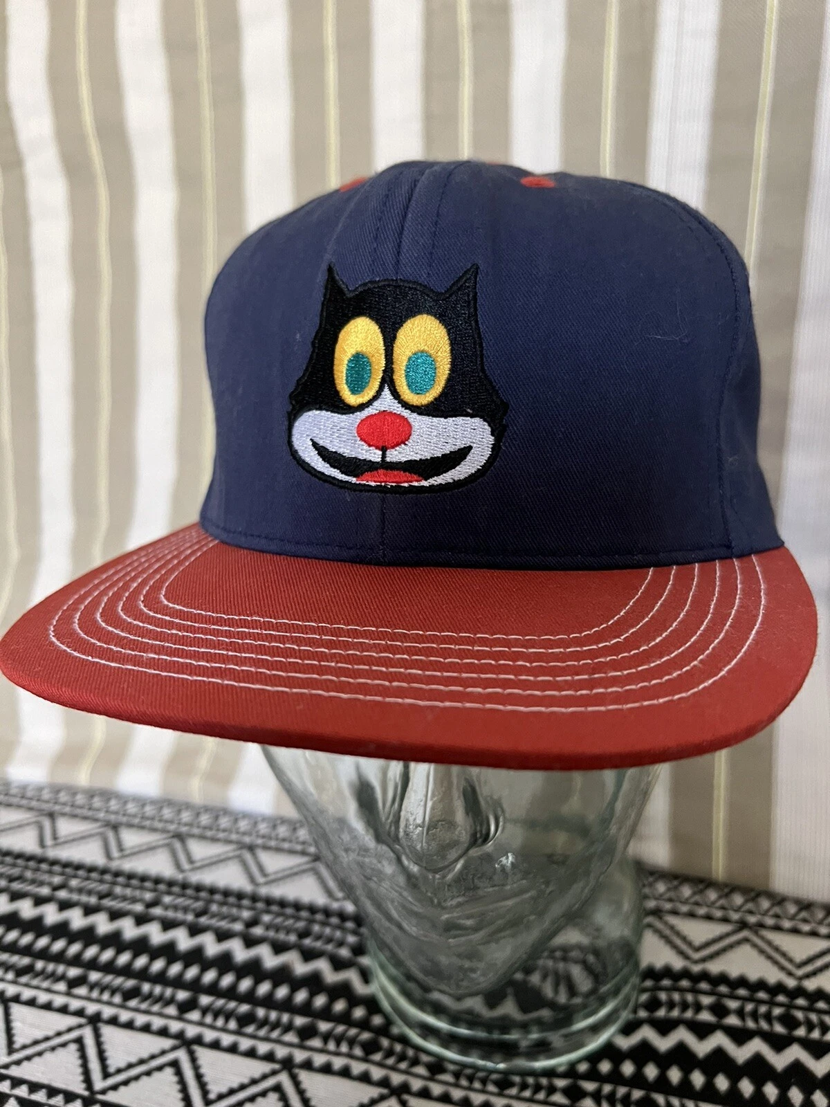 Supreme 2 tons Mad Cat 5 panneaux casquette bleu foncé/orange