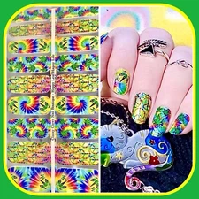 Color Nail Polish Strips, 18ct  Classy Claws Custom. Happy Leaf Happy Life.