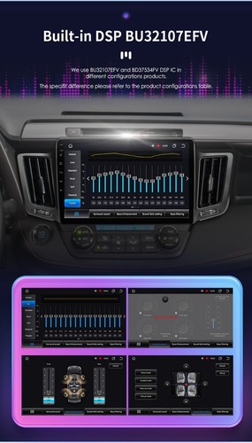 Fit Toyota RAV4 2013- 2017 Car Radio GPS Stereo 10.1"Android 10 6+64GB 4G WIFI - Bild 18 von 24
