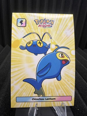 Chinchou & Lanturn - Attack Gen 2 Cracked Ice Holo - Pokemon NM