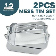 Outdoor Camping Cookware Set Cooking Equipment Mess Kit Backpacking Kitchen Tool