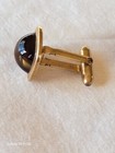 Vintage Tiger's Eye Look Cuff Links  Quality Men's Jewelry Amber/Brown Mad Men  — photo 3
