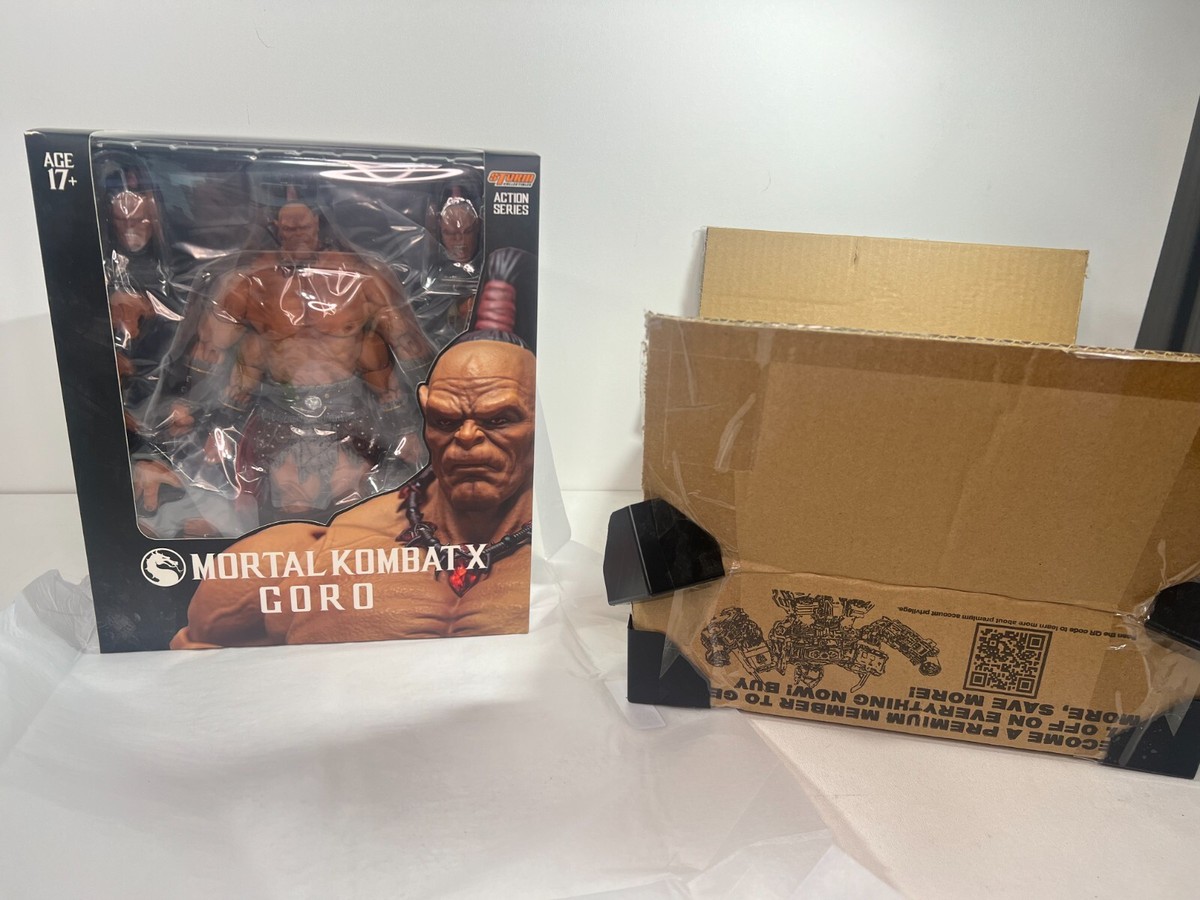 モータルコンバットCollectible Figurines Goroシリーズ1 Storm Toys GORO MORTAL KOMBAT 1/12th Scale Male Action