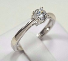 BRAND NEW Sterling Silver 0.5 Carat CZ Engagement Ring Size 5 6 7 8 9