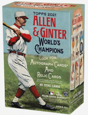 NEW! 2021 Topps Allen & Ginter MLB Baseball Card Blaster Box