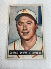 1951 Bowman George “Snuffy” Stirnweiss EX #21 Set Break #Z164