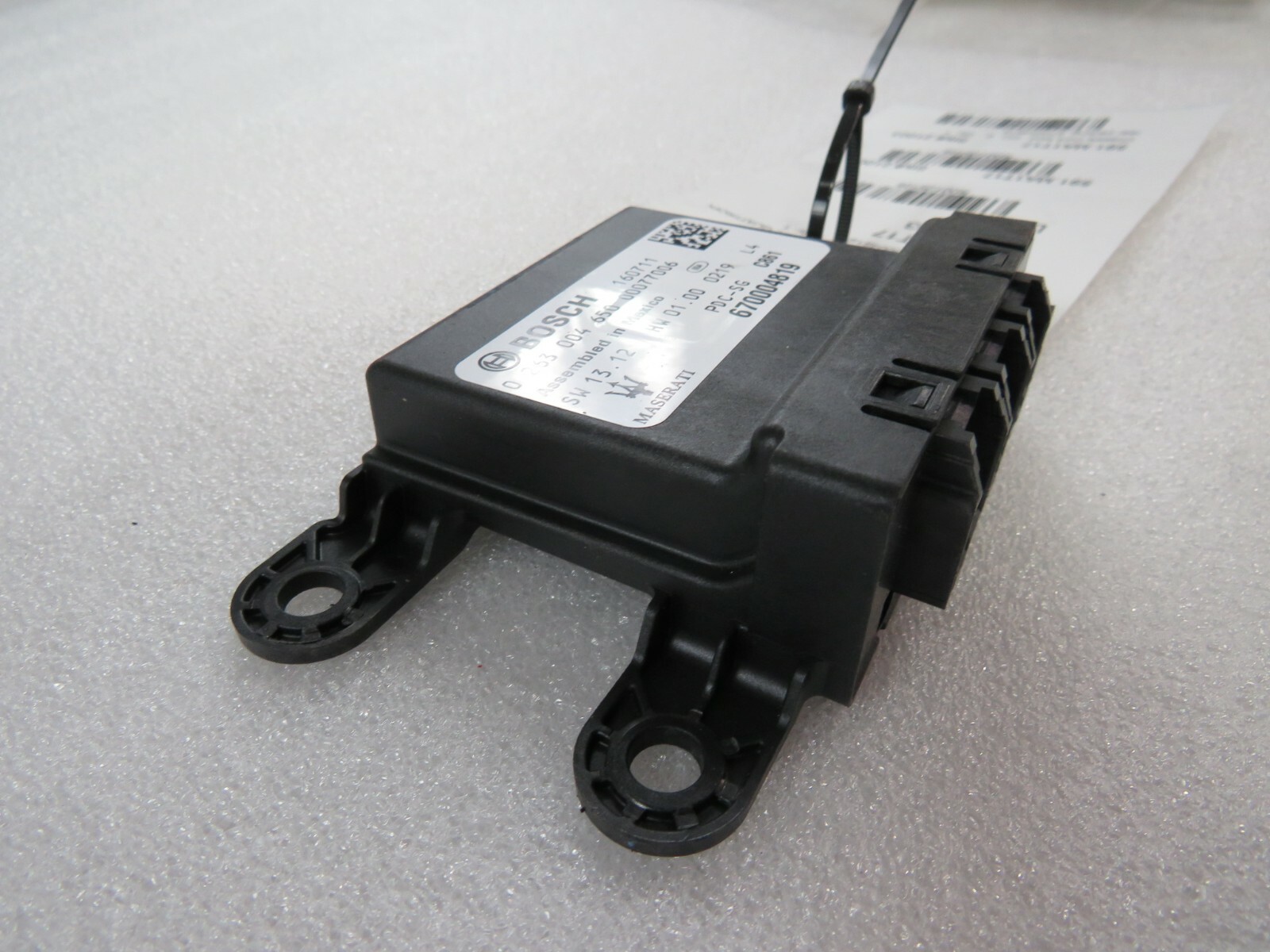 Maserati Quattroporte, Ghibli, Rear Parking Control Module, Used, P/N 670004819