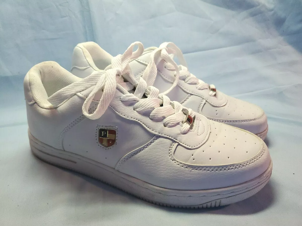 U.S. POLO ASSN Walking Shoes Men s Size 8 M White Lace Up Casual