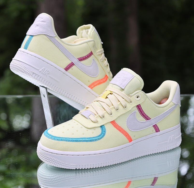 Nike Air Force 1 Low LX Life Lime Women's Size 6 Blue Orange Nike Air Force 1 Low LX Life Lime Women's Size 6 Blue Orange