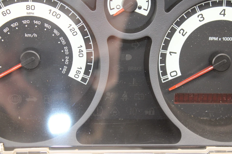 Grupo de velocímetro Saturn Sky Red Line 2007-2010 103 k 15918804 OEM KL110 Foto 4 de 4