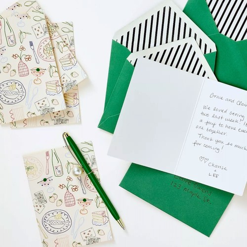 NWT Kate Spade x Target Party Print Notecards Boxed Set - Picture 3 of 3
