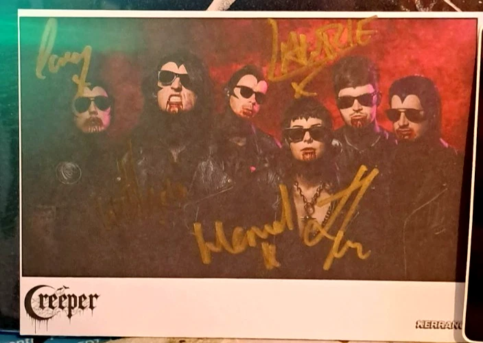 Creeper- Sanguivore II: Mistress Of Death Purple Vinyl, Signed Card, Sticker - Image 2 of 3