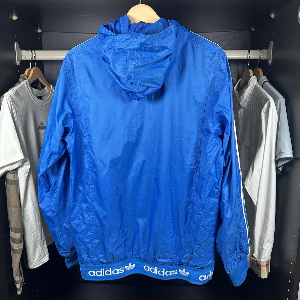 Chaqueta de Pista Adidas Firebird De Colección Para Hombre M Azul Cremallera Top Original Trifolio Oasis Foto 4 de 4