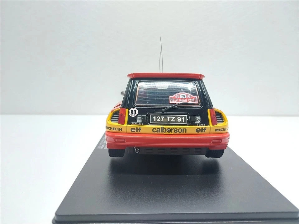 Renault 5 Turbo Calberson Rally Monte-Carlo 1981 #20 Saby - 1/18 IXO - Immagine 4 di 4