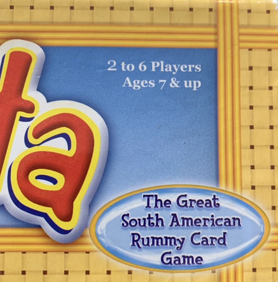 Juego de cartas Canasta Caliente-Rummy de lujo con bandeja giratoria para tarjetas juego completo de cartas. Foto 4 de 4