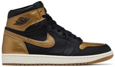 Air Jordan 1 Retro High OG Black Metallic Gold DZ5485-071 Men Size