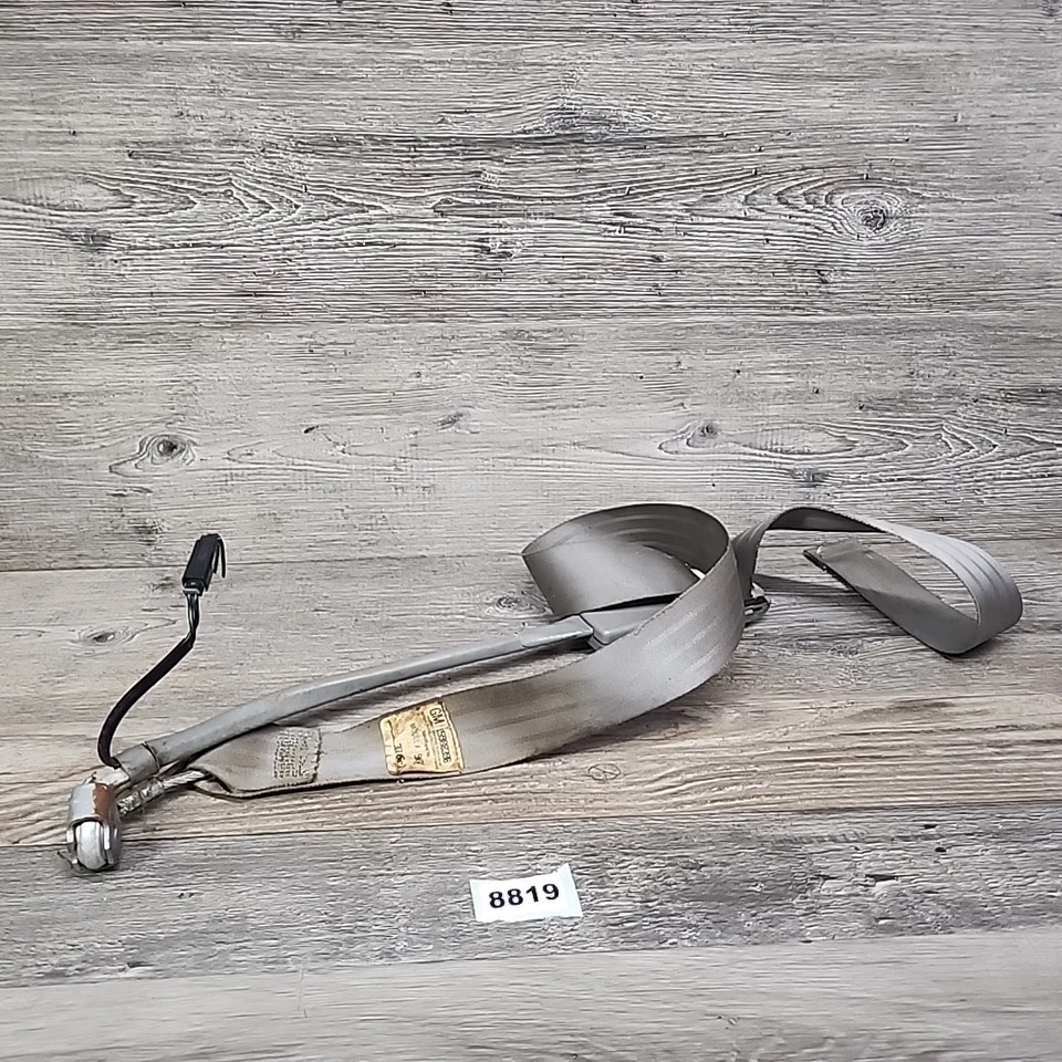 88-98 1988 SILVERADO C1500 OBS СКАМЕЙКА ПРАВЫЙ ПАССАЖИРСКИЙ ПЕРЕДНИЙ РЕМЕНЬ БЕЗОПАСНОСТИ ПРЯЖКА серый - Изображение 4 из 4