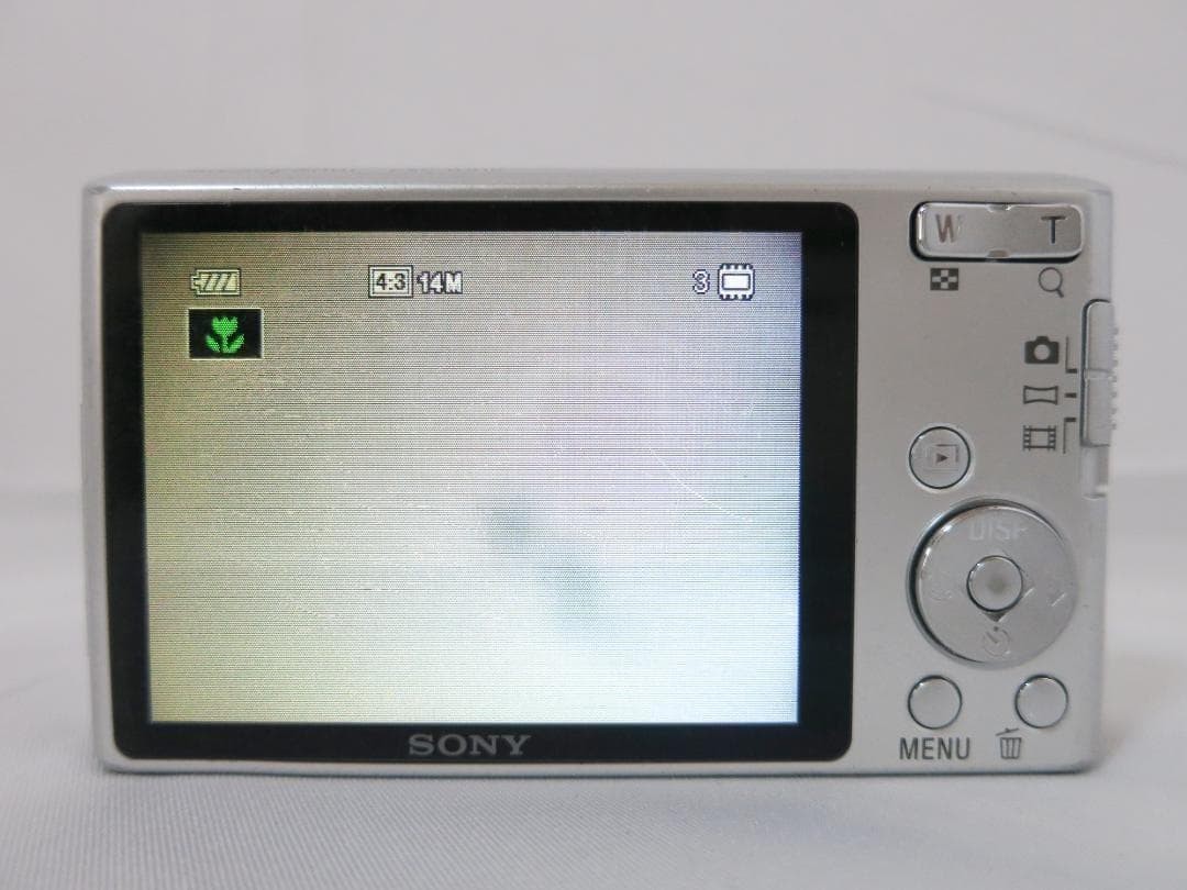 Sony Cyber-shot DSC-W610 Digital Camera Silver Used Good Condition