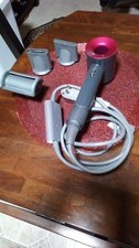 100 Genuine Dyson Supersonic Hair Dryer HD07 Iron Fuchsia with 3 attachments