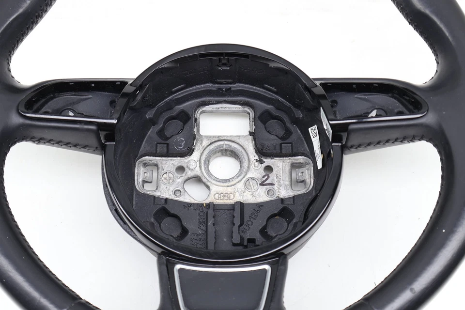 2016 AUDI A3 SPORTBACK E-TRON - 3-Spoke Steering Wheel (Leather) 8V0419091A - Image 2 of 4