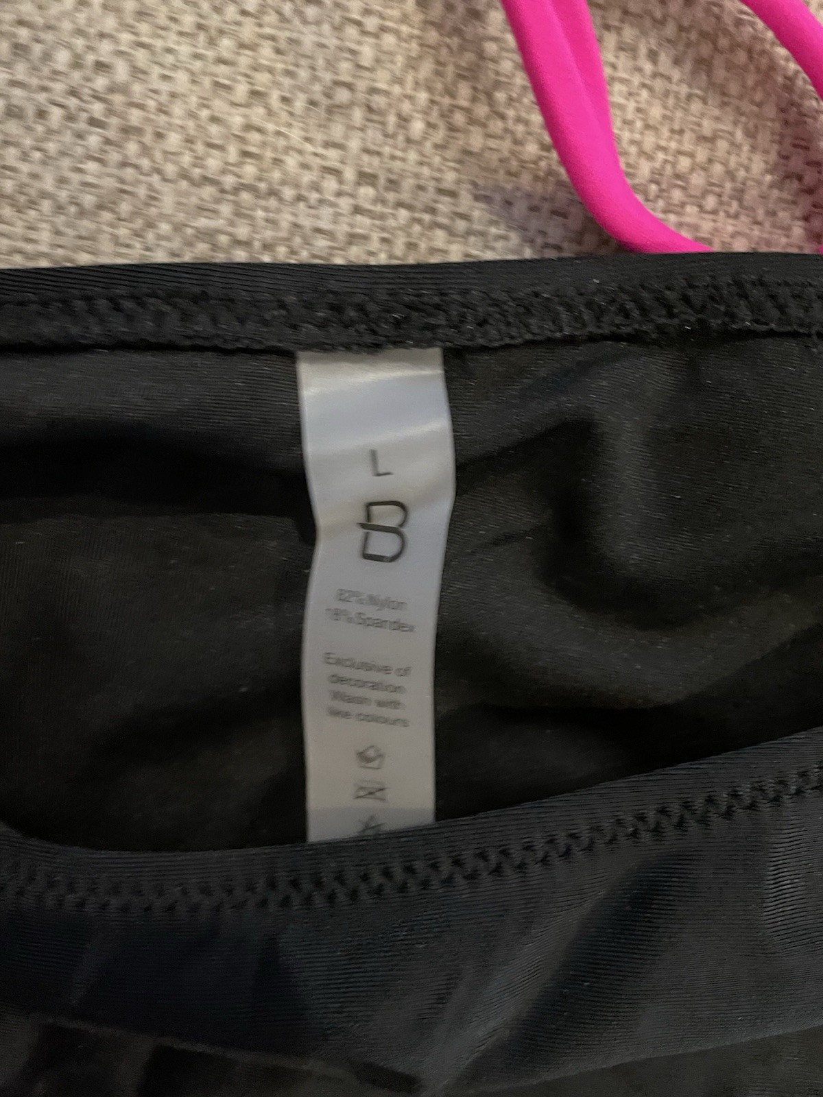 Blooming Jelly Two Piece Bikini Swimsuit Women’s Size L Neon Tie Back NWT