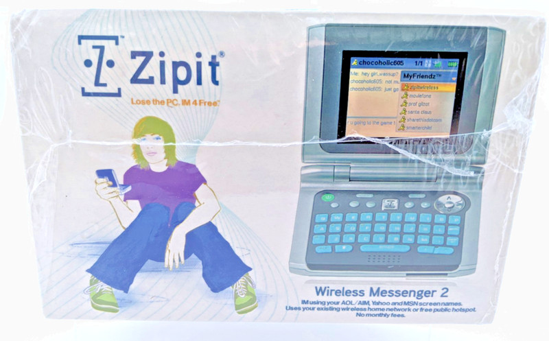 Zipit Wireless Messenger 2 Z2 WiFi IM Handheld PDA Linux Sealed NOS