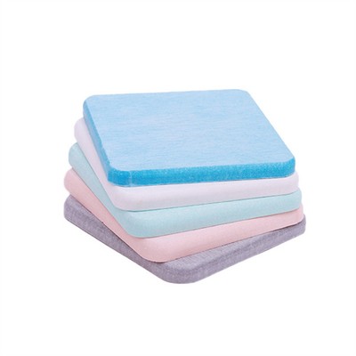 Quick Drying Diatomite Coaster Mat for Kitchen and Bathroom Counters 10x10cm