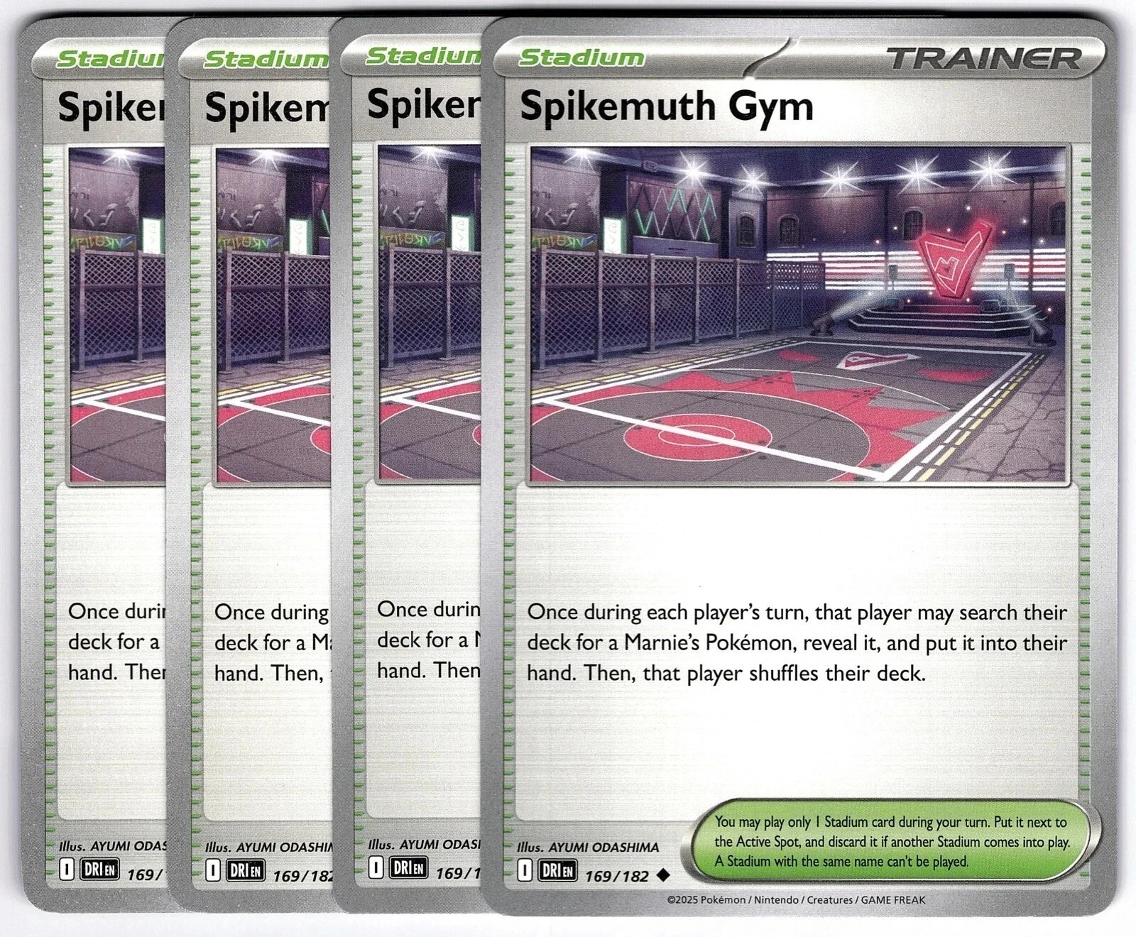4x Spikemuth Gym 169/182 x4 - Destined Rivals - Pokemon TCG - Playset