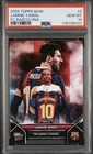 2025 TOPPS NOW FC BARCELONA #2 LAMINE YAMAL-LIONEL MESSI PSA 10