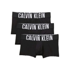 Nwt Calvin Klein 3 PK Intense Power Microfiber Stretch Low Rise Trunks Black XXL