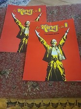The King and I Yul Brynner Souvenir Program Brochure Broadway Show Play Vintage