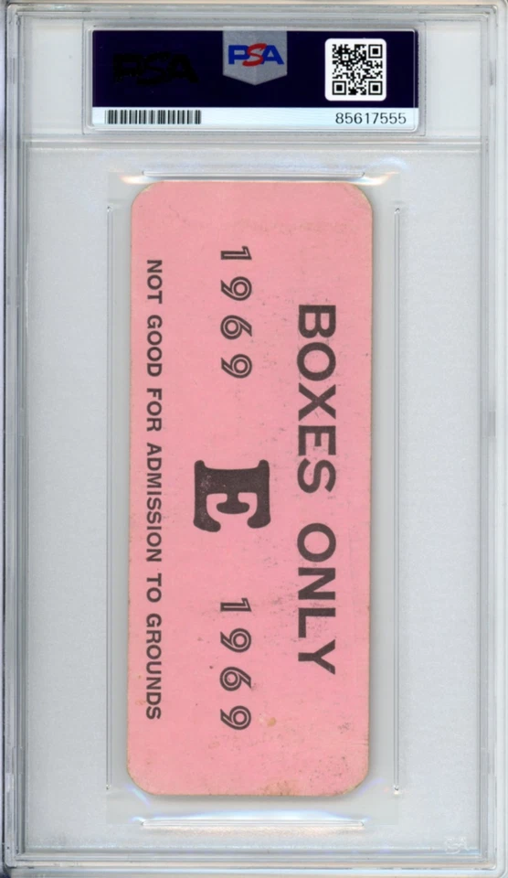 1969 Indy Indianapolis 500 Box Ticket SIGNED Mario Andretti Winner PSA DNA COA - Image 2 of 2