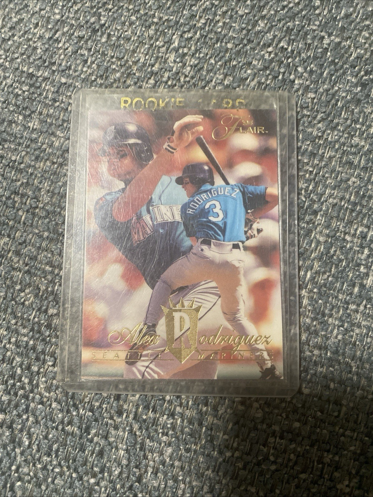 1994 Flair MLB Rookie Alex Rodriguez #340 Seattle Mariners Baseball Card