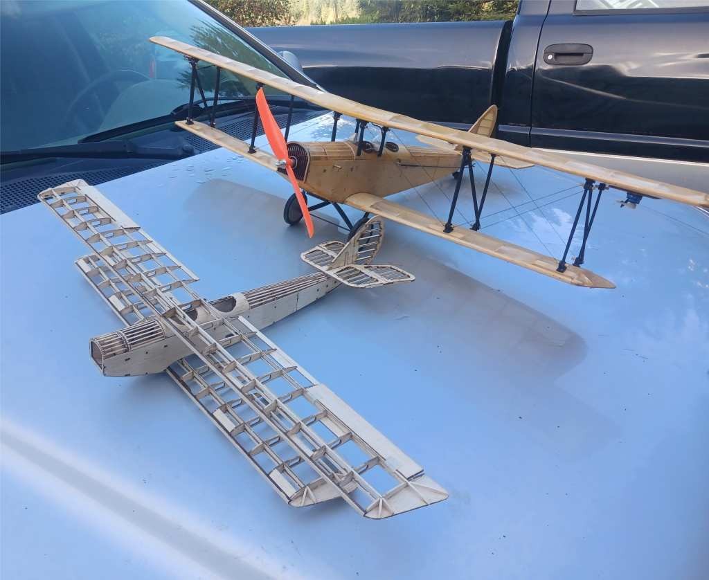 Curtiss Jenny Park Flyer rc airplane kit, 38" wingspan
