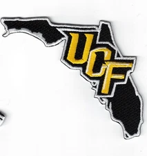 UCF Central Florida Knights Embroidered 4x3in Iron / Sew-On Patch