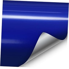 XPO Glossy Dark Navy Blue Vinyl Car Wrap Film DIY Easy to Install No 1ft x 5ft
