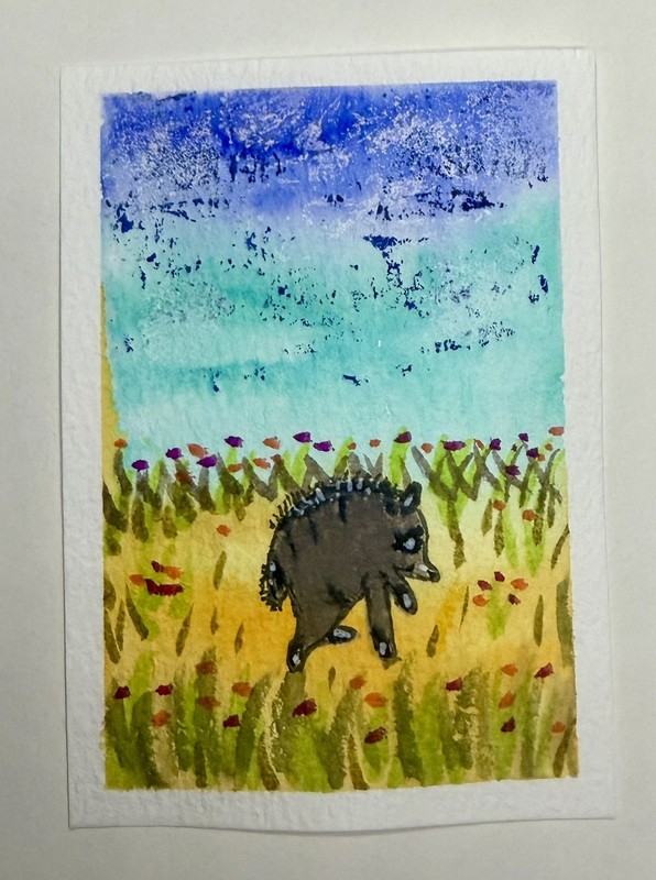 ACEO “Jimothy Sighting” Original ACEO (Art Cards, Editions & Originals) –Artwork