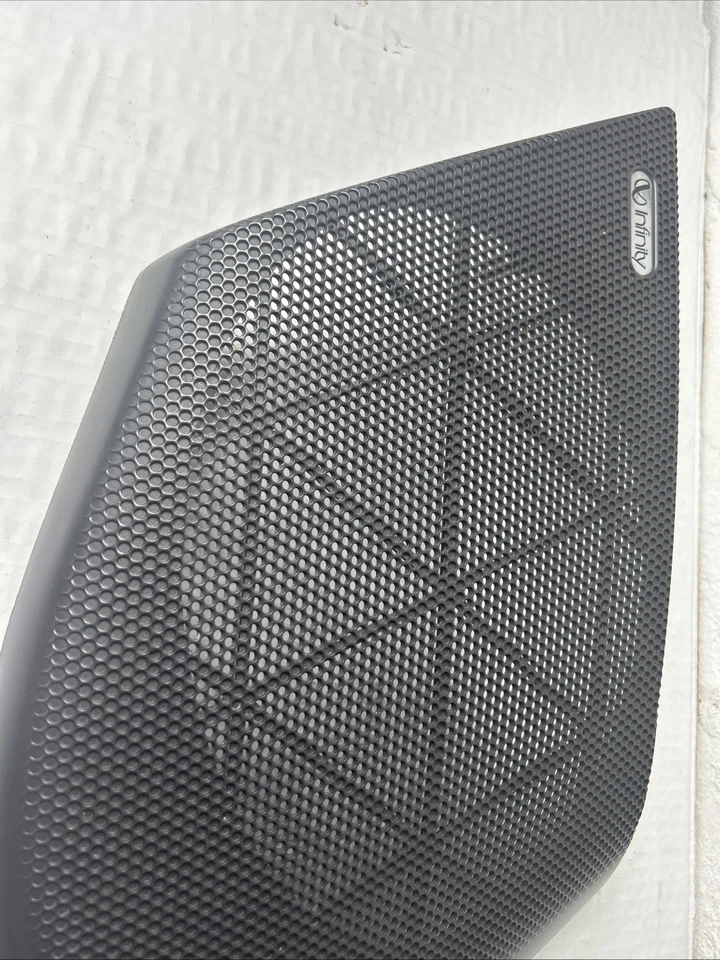 Cubierta de altavoz de puerta izquierda izquierda convertible Sebring 1999 gris infinito OEM Foto 4 de 4