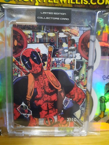 Kyle Willis Deadpool Comic Strip  Art Card   #3/10  Sealed & #'d /Signed & COA!! - Picture 11 of 20