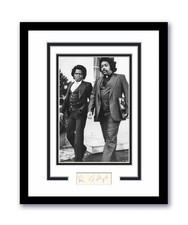 Rev. Al Sharpton Autographed Signed 11x14 Framed Photo with James Brown ACOA