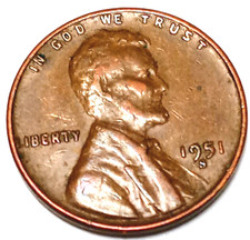1951 S Lincoln Wheat Cent