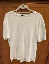 Banana Republic Shirt Mens Short Sleeve White Tee LARGE