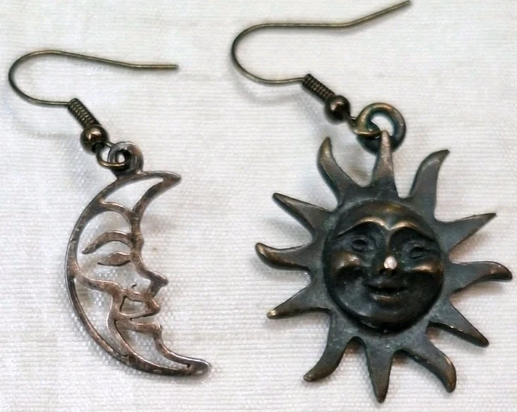 Lote de 31 piezas de pendientes individuales de colección boho chic perforados con clip atornillado declaración Foto 3 de 4